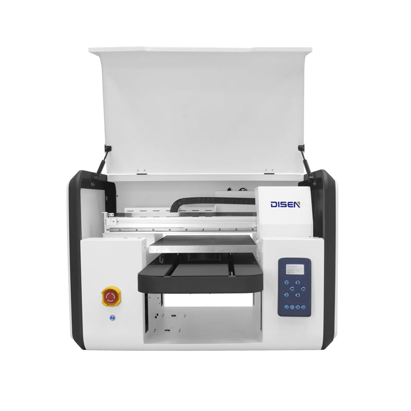 A3 UV Flatbed Printer with XP600 Printhead Cup Wraps & Glass Sticker Printing