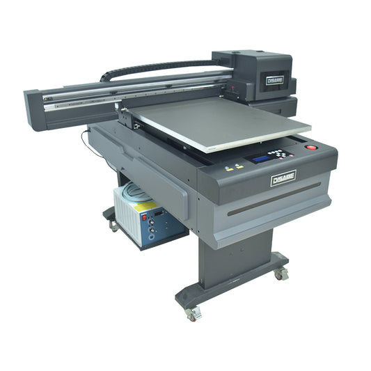 A1 UV Flatbed Printer with visual positioning wood glass plastic Printing