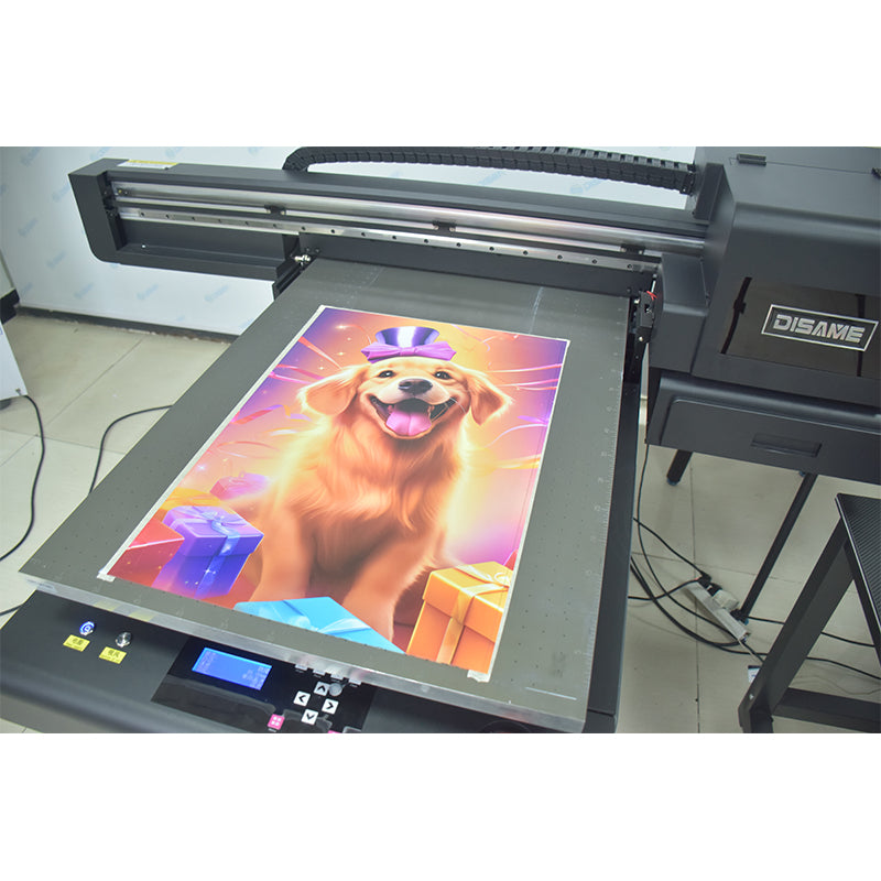 A1 UV Flatbed Printer with visual positioning wood glass plastic Printing