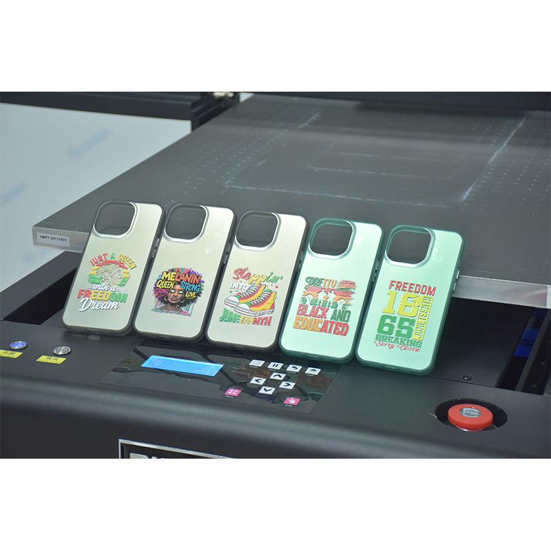 A1 UV Flatbed Printer with visual positioning wood glass plastic Printing